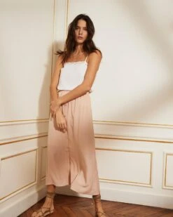 Top Coquelicot Ecru | Tops & Tee-shirts Grace & Mila Femme