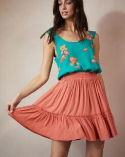 Top Cornelia Vert | Tops & Tee-shirts Grace & Mila Femme -Vêtements Femme Soldes top cornelia vert tops tee shirts grace mila femme 2