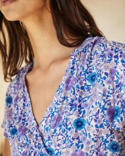 Top Corso Bleu | Tops & Tee-shirts Grace & Mila Femme -Vêtements Femme Soldes top corso bleu tops tee shirts grace mila femme 3