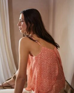 Top Curtis Orange | Tops & Tee-shirts Grace & Mila Femme -Vêtements Femme Soldes top curtis orange tops tee shirts grace mila femme 4