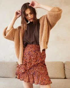 Top Dan Kaki | Tops & Tee-shirts Grace & Mila Femme -Vêtements Femme Soldes top dan kaki tops tee shirts grace mila femme 3