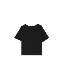 Top Dandy Noir | Tops & Tee-shirts Grace & Mila Femme -Vêtements Femme Soldes top dandy noir tops tee shirts grace mila femme 5