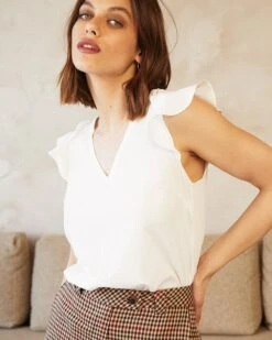 Top Deauville Ecru | Tops & Tee-shirts Grace & Mila Femme