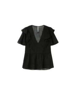 Top Drama Noir | Tops & Tee-shirts Grace & Mila Femme 15 Top Drama Noir | Tops & Tee-shirts Grace & Mila Femme -Vêtements Femme Soldes top drama noir tops tee shirts grace mila femme 7