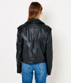 Veste Biker Effet Épaulettes Femme Noir | Manteaux,Doudounes Camaieu Femme -Vêtements Femme Soldes veste biker effet c3a9paulettes femme noir manteauxdoudounes camaieu femme 3