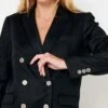Veste Blazer Double Boutonnage Femme Noir | Vestes, Blazers Camaieu Femme