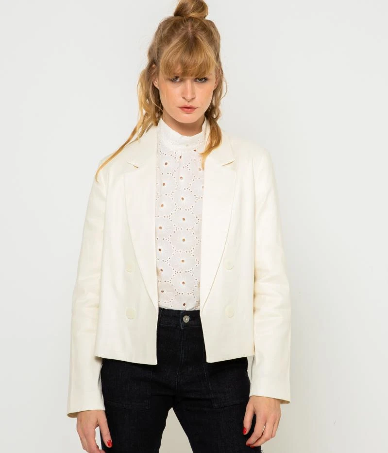 Veste Blazer Femme Papyrus | Vestes, Blazers Camaieu Femme 4 Veste Blazer Femme Papyrus | Vestes, Blazers Camaieu Femme – Image 2