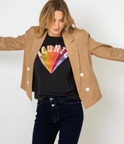 Veste Blazer Femme Tanin | Vestes, Blazers Camaieu Femme -Vêtements Femme Soldes veste blazer femme tanin vestes blazers camaieu femme 6