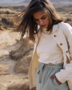 Veste Carine Ecru | Vestes & Manteaux Grace & Mila Femme