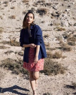 Veste Carine Marine | Vestes & Manteaux Grace & Mila Femme