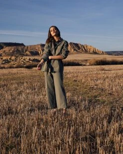 Veste Carine Vert | Vestes & Manteaux Grace & Mila Femme -Vêtements Femme Soldes veste carine vert vestes manteaux grace mila femme 4