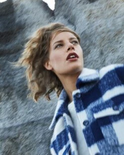 Veste Daria Marine | Vestes & Manteaux Grace & Mila Femme -Vêtements Femme Soldes veste daria marine vestes manteaux grace mila femme 3