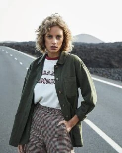 Veste Deborah Kaki | Vestes & Manteaux Grace & Mila Femme