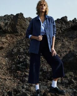 Veste Deborah Marine | Vestes & Manteaux Grace & Mila Femme -Vêtements Femme Soldes veste deborah marine vestes manteaux grace mila femme 3